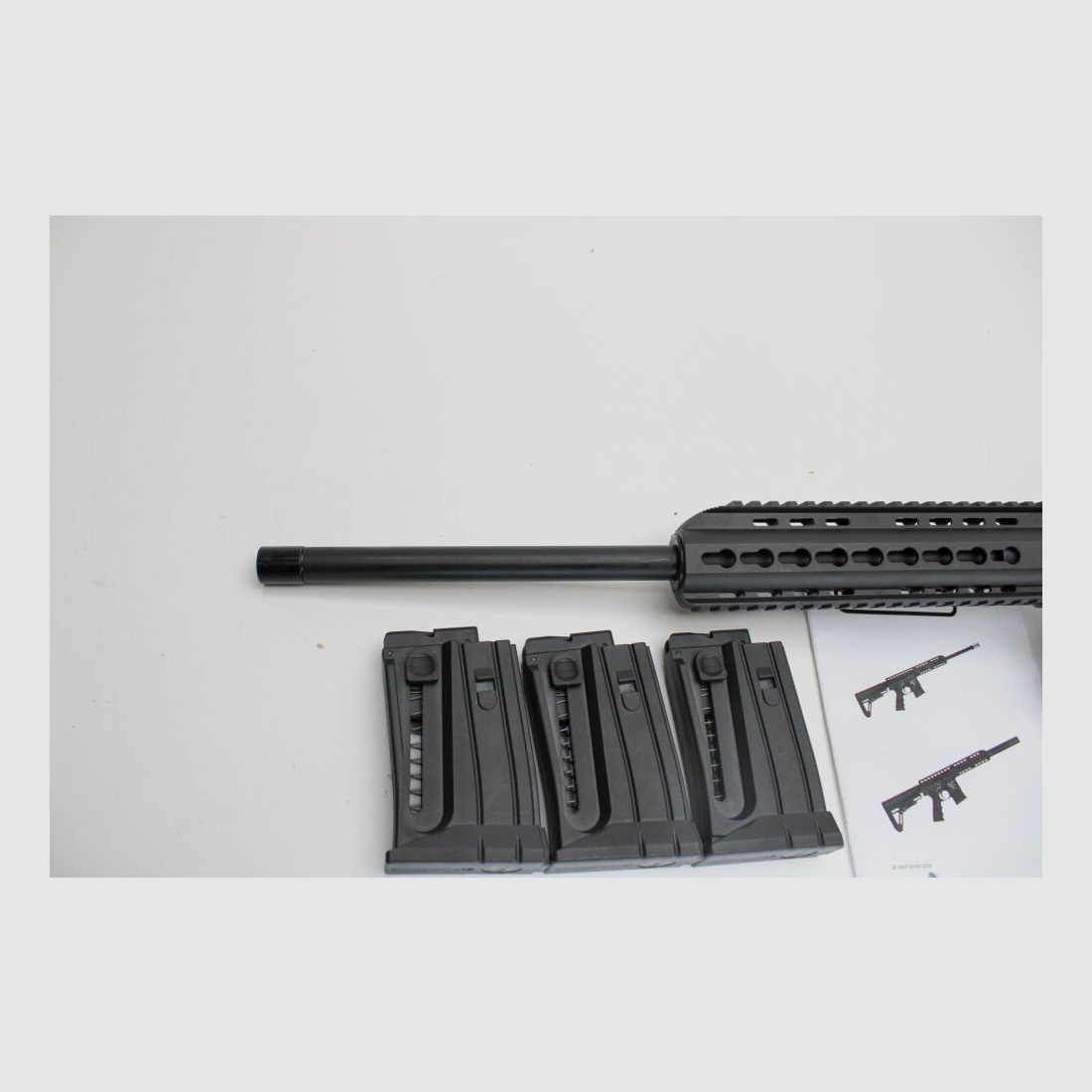Rep. rifle Schmeisser BA15-22 cal. .22lr with 3 magazines .22lr