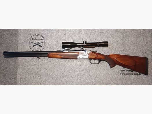 Meuter Solingen Bockbüchsflinte ähnl. Heym Mod. 55 mit ZF 6x42