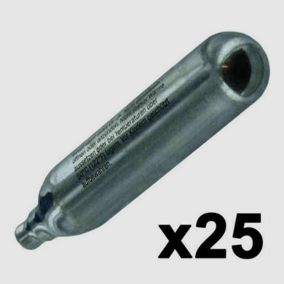 Recharge Sparclettes CO2 ASG 8g - 5er Pack - Hochdruck - Kompatibel mit Airsoft- und PCP-Waffen, Bild 1 von 3