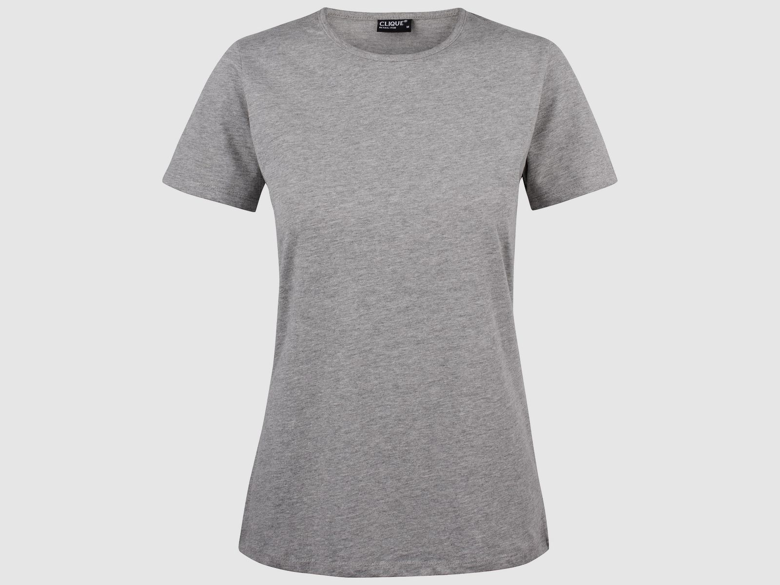 Clique T-Shirt Kobiety Szary Melanż