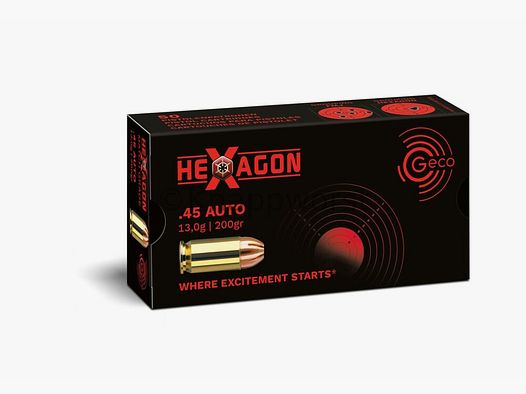 Geco GECO .45ACP Hexagon 13,0g.