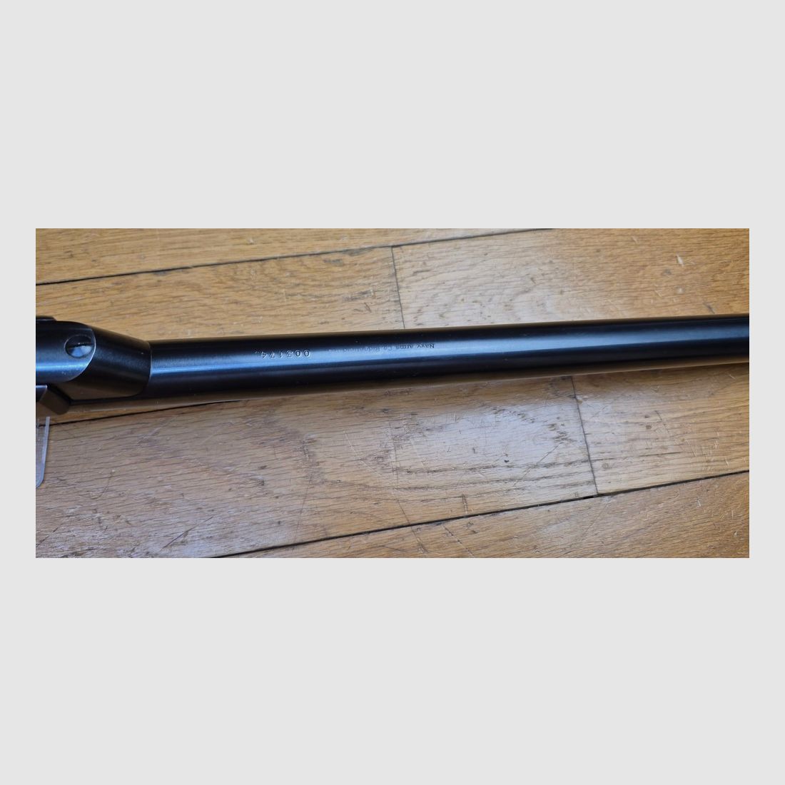 Sehr schöne Gallagher Büchse – Schwarzpulver und Metallpatronen – Kal. .54 – Kavalleriewaffe der Union während des Bürgerkriegs und des Deutsch-Französischen Krieges von 1870-1871 – Seltene Erma-Fertigung mit Lothar Walther Lauf für Navy Arms – Sehr seltene Waffe von 1978 in ausgezeichnetem Zustand – TBE ++, Bild 16 von 35
