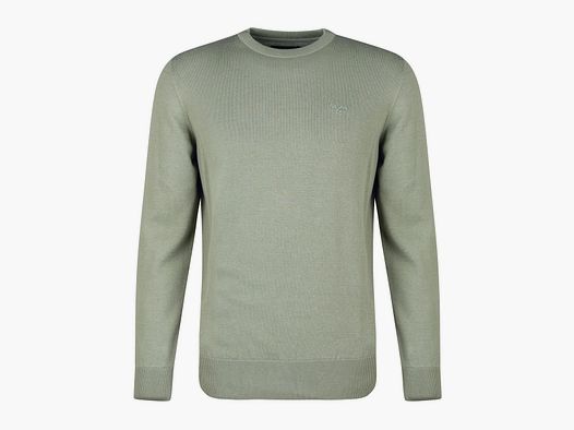 BARBOUR Pullover Pima Cotton Agave Green