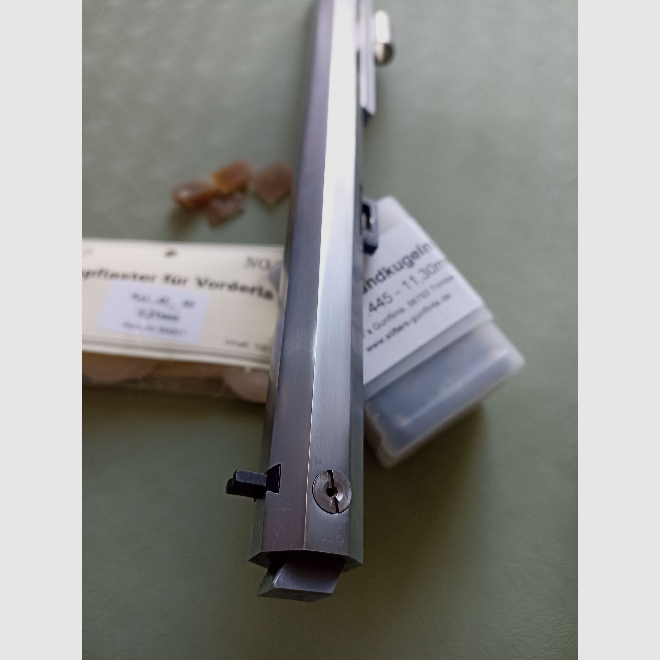 Charles Moore Steinschlosspistole cal .45Pedersoli (with original packaging) muzzleloader black powder