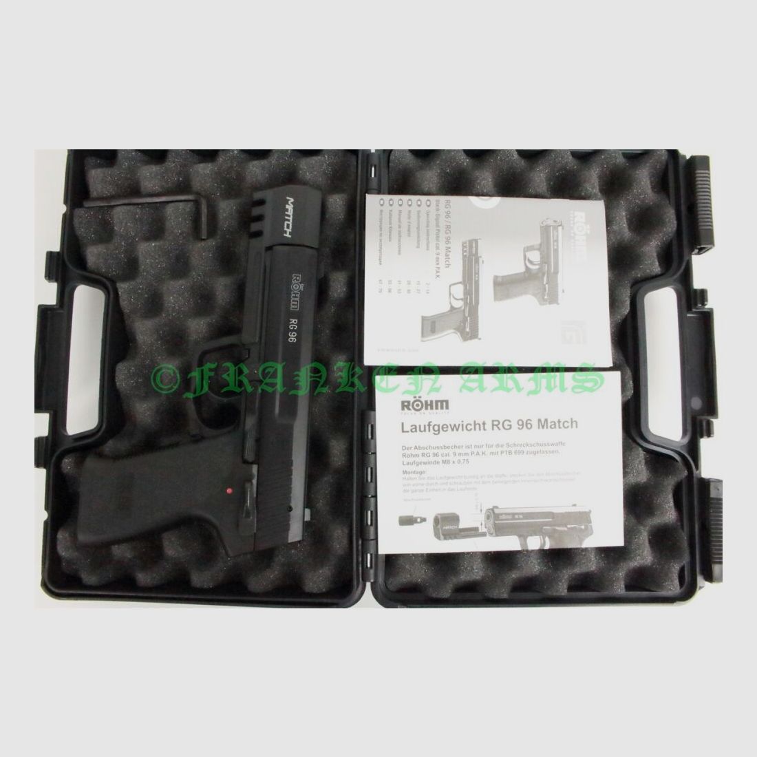 Röhm RG96 MATCH 9mm P.A. blued