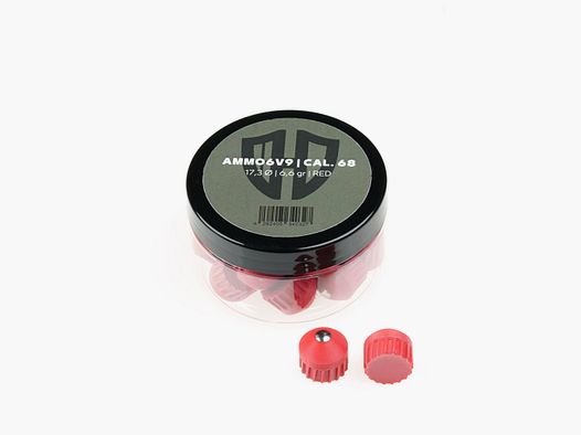 Munition Ammo6v9 | HDR.68 | Rot 6,6g | POLYURETHAN | Cal. 68