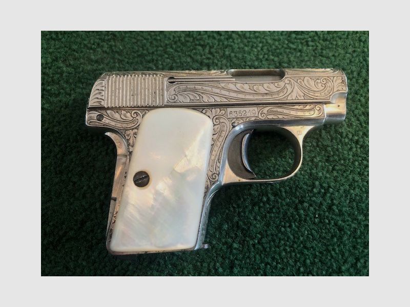 FN BROWNING BABY 1906 INCISA, 6,35, immagine 1 di 7