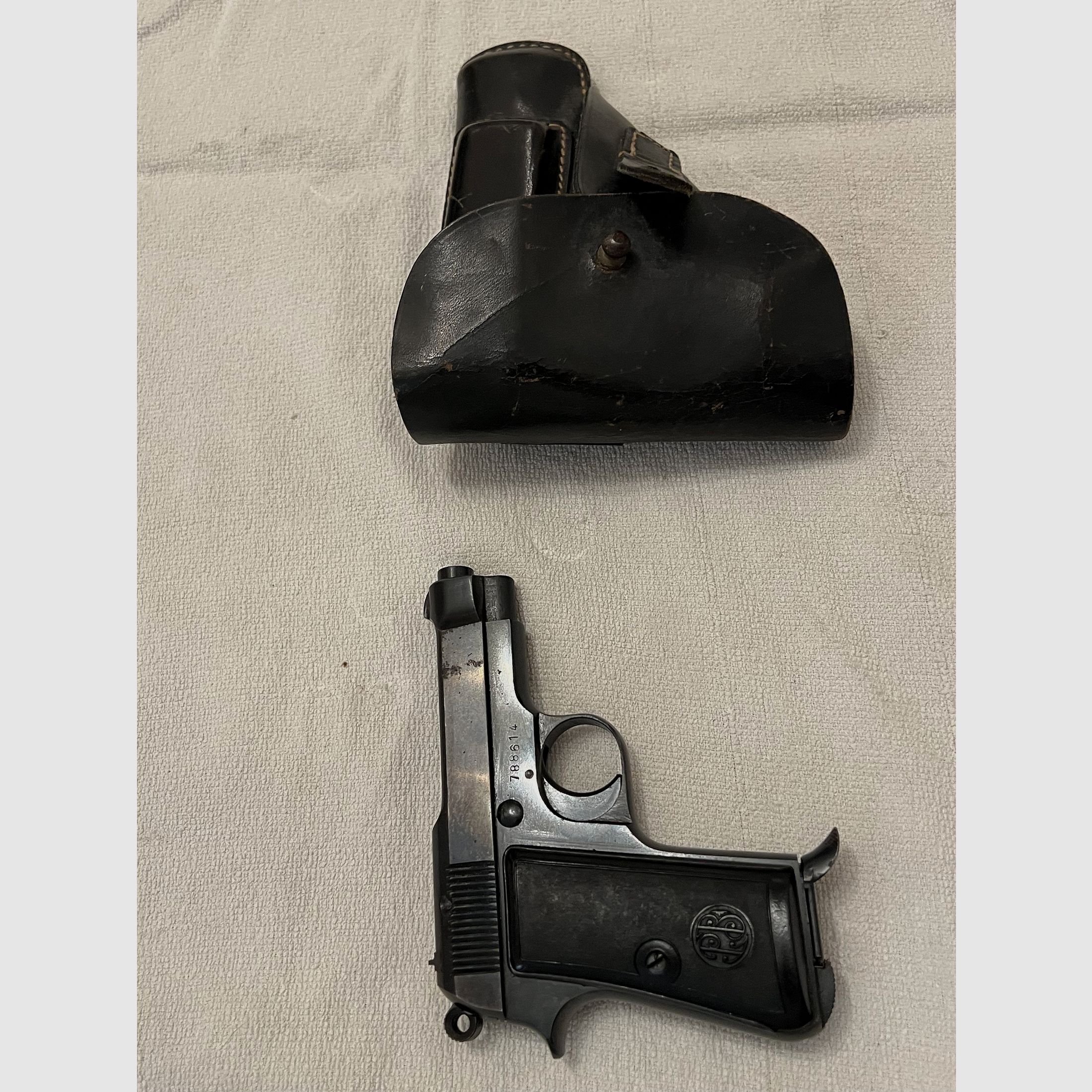 Halve automatische pistool Pietro Beretta Gardone 7,65mm