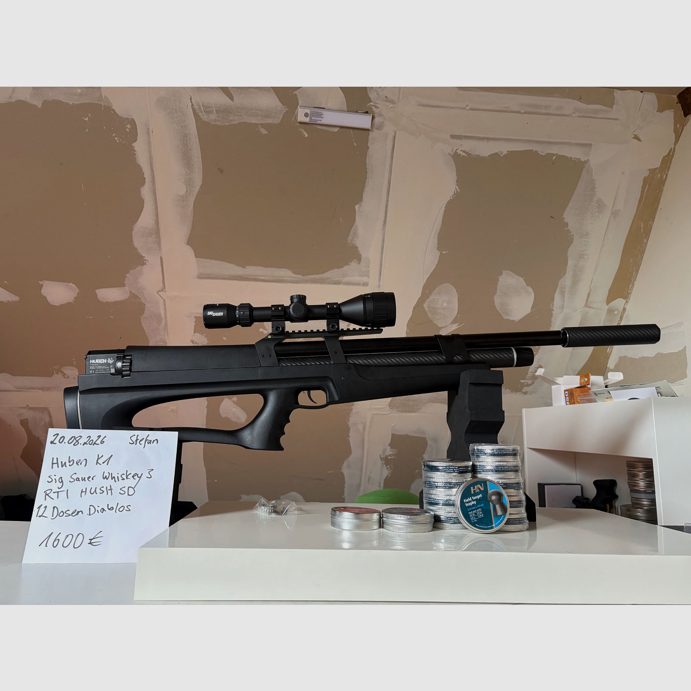 Huben K1 mit Zubehör