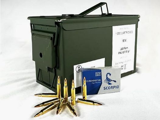 STV SCORPIO .223 Remington FMJ 55 grs