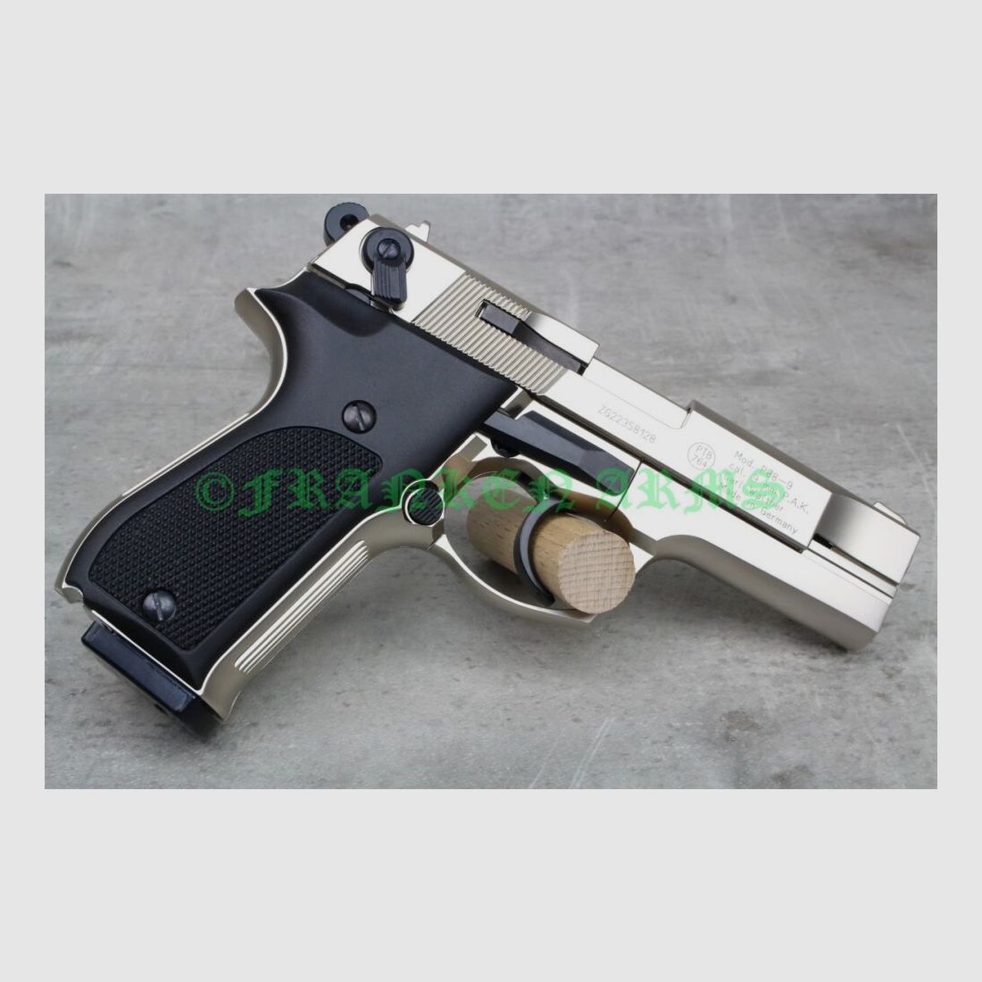 Walther P88 Compact 9mm P.A. vernickelt