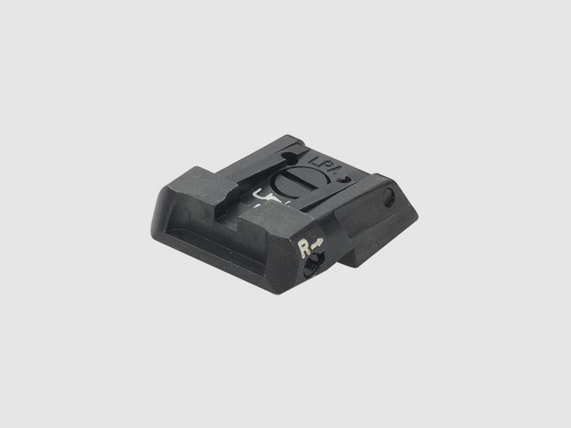 LPA MPS2TA06 regulowana muszka meczowa dla Tanfoglio Force, Compact, EAA Witness, Jericho – Czarne pole widzenia