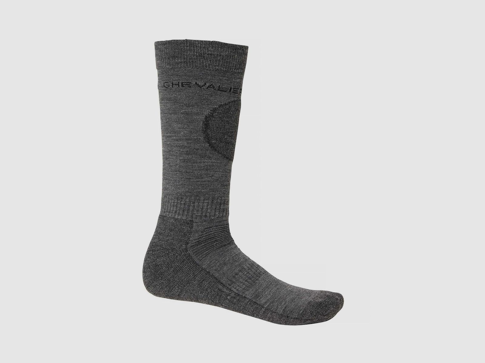 Chevalier Socken Merinowolle, 43/45, Anthrazit