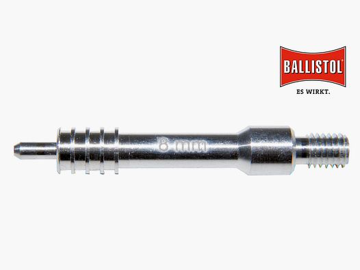Adaptador de parche Ballistol de aluminio, Ø 8,0 mm (rosca externa M5)