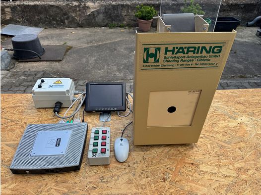 Elektronischer Schießstand 10 Meter für Luftgewehr und Pistole