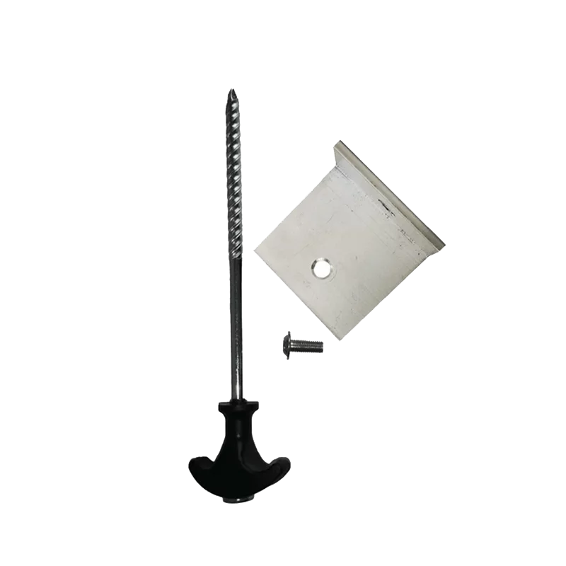 Ground holder set for animal displays (aluminum)