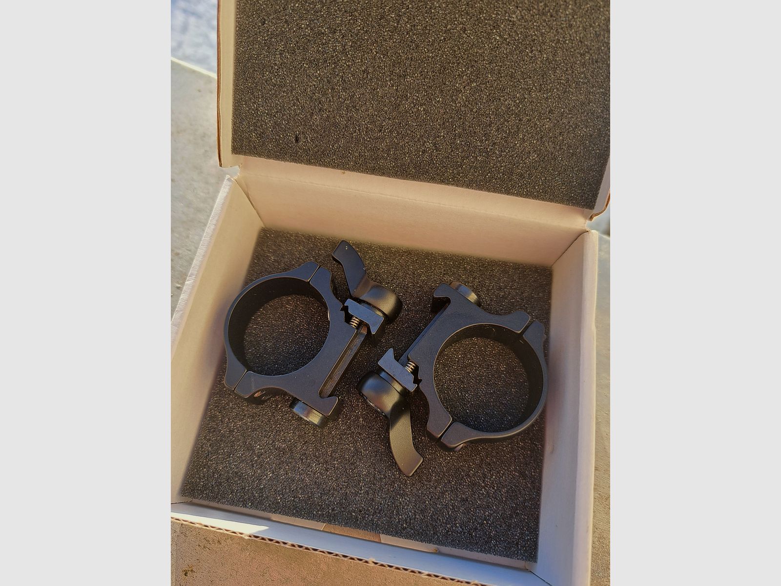 2x Dentler Ring Montage 30mm Durchmesser Bauhöhe 6,5mm mit Schnellspannung von Era gebraucht