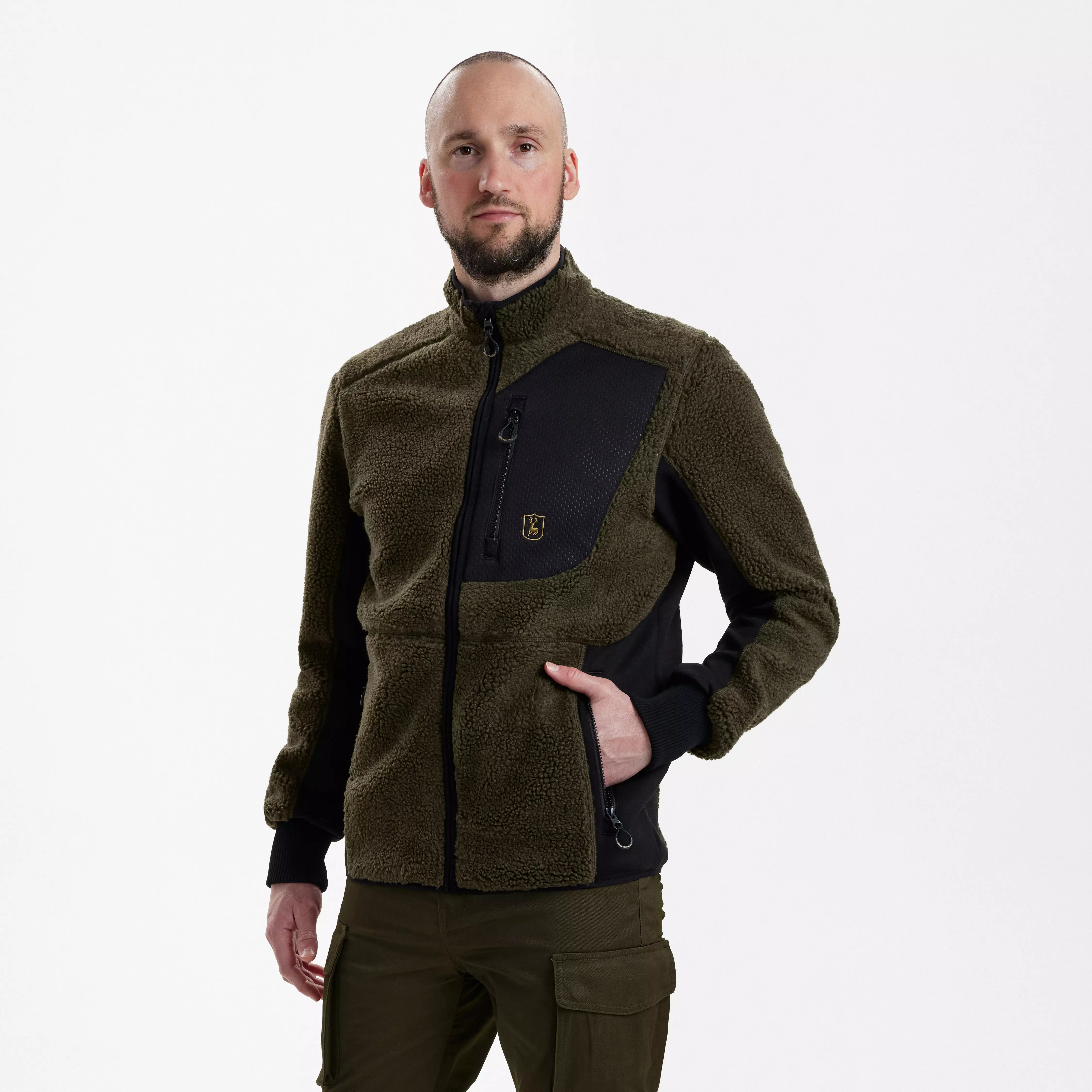 Rogaland giacca in pile - Adventure Green