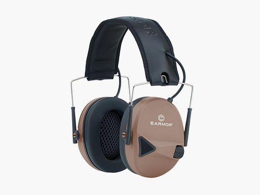 Earmor - Słuchawki aktywne M30 - Coyote Brown - M30-CB