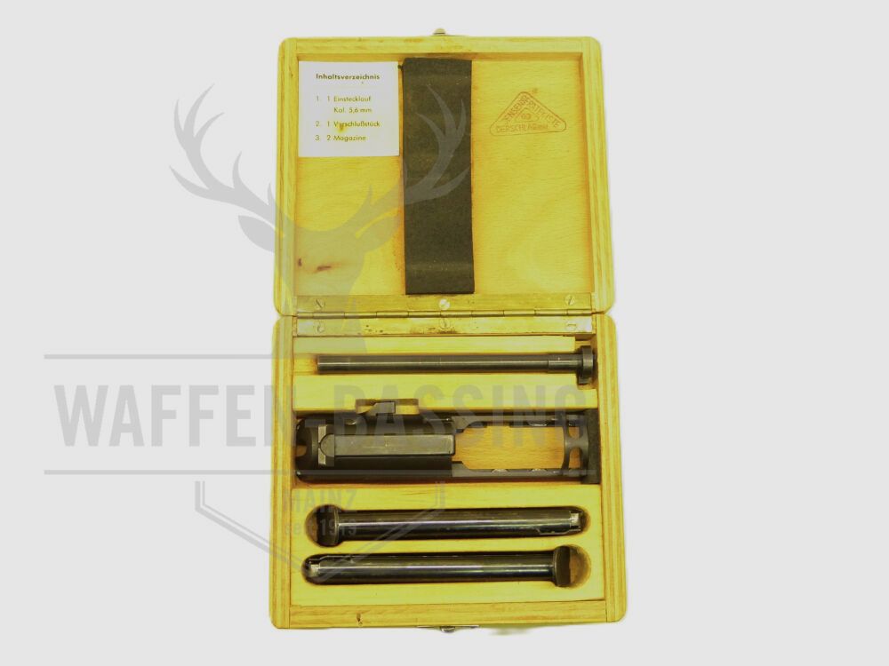 Walther interchangeable system, insert system for all Walther P38/P1 pistols