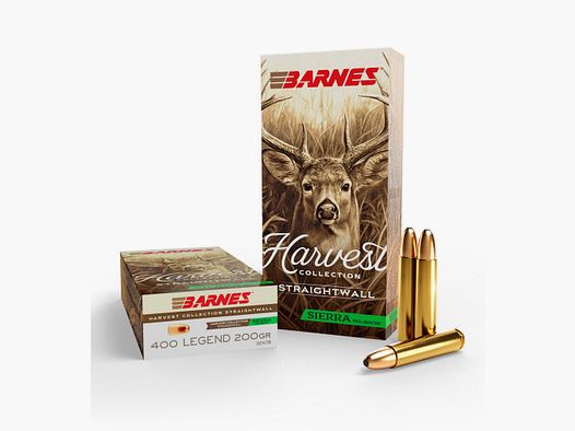 Barnes Harvest Collection .400 Legend 13,0 g / 200 gr Sierra Pro-Hunter JHP Jagdmunition – 20 Stück #32478
