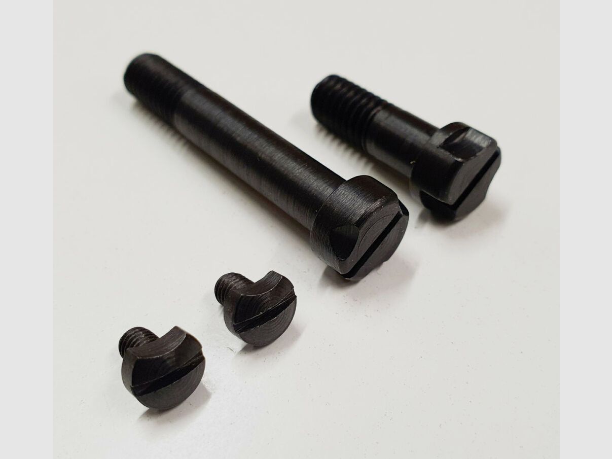 Schwaben Arms GmbH Set di viti Mauser K98 2x vite di sistema / vite di cassa (corta/lunga) 2x vite di sicurezza