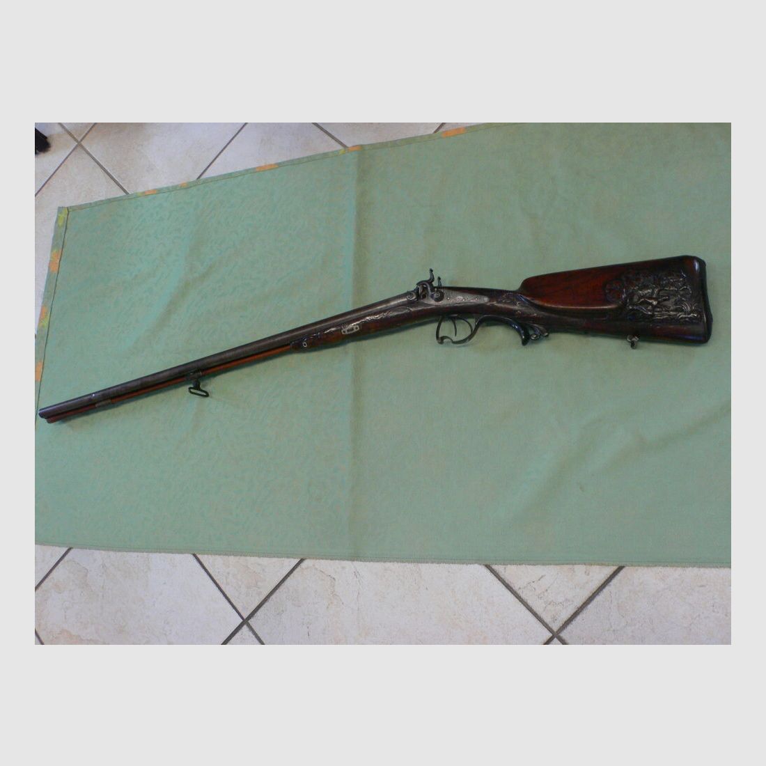 A.W. Edel Leipzig double-barrel shotgun