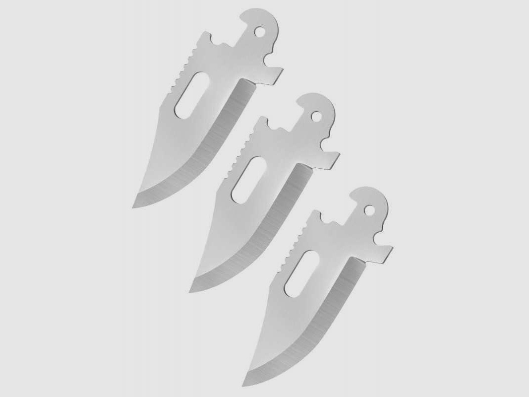 Cold Steel Click-N-Cut Ersatzklingen, Bowie-Klingen, 3er Pack