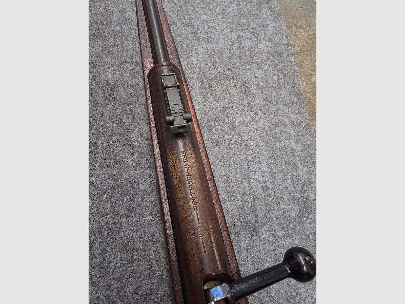 Vintage Look Retro Haenel Mod. 49a Q1 quality with laminated wood stock loader no 310