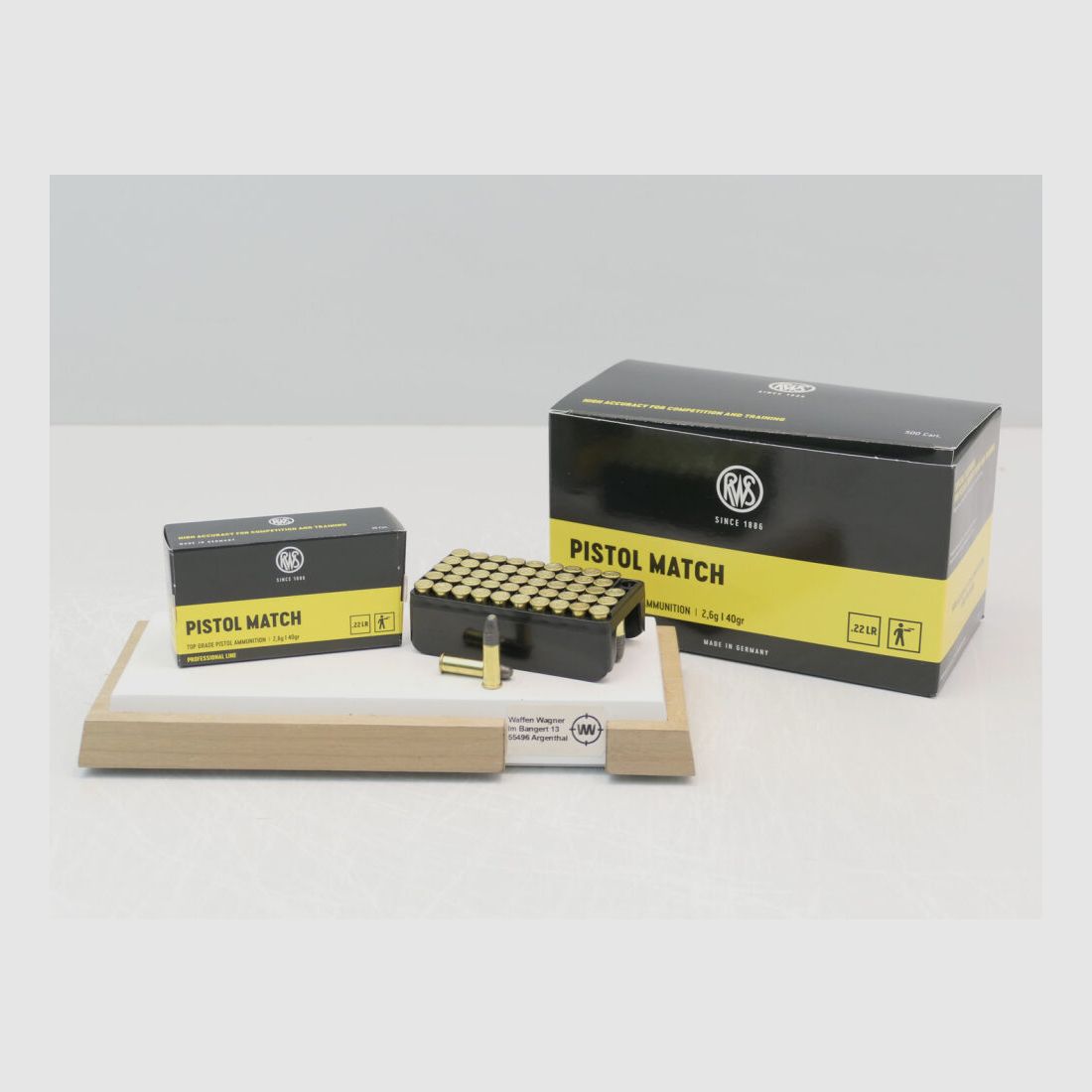 RWS Pistol Match A50 .22lr, image 1 sur 2