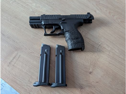 Walther P22 Q Schreckschuss PAK  inkl. Ersatzmagazin / Holster black