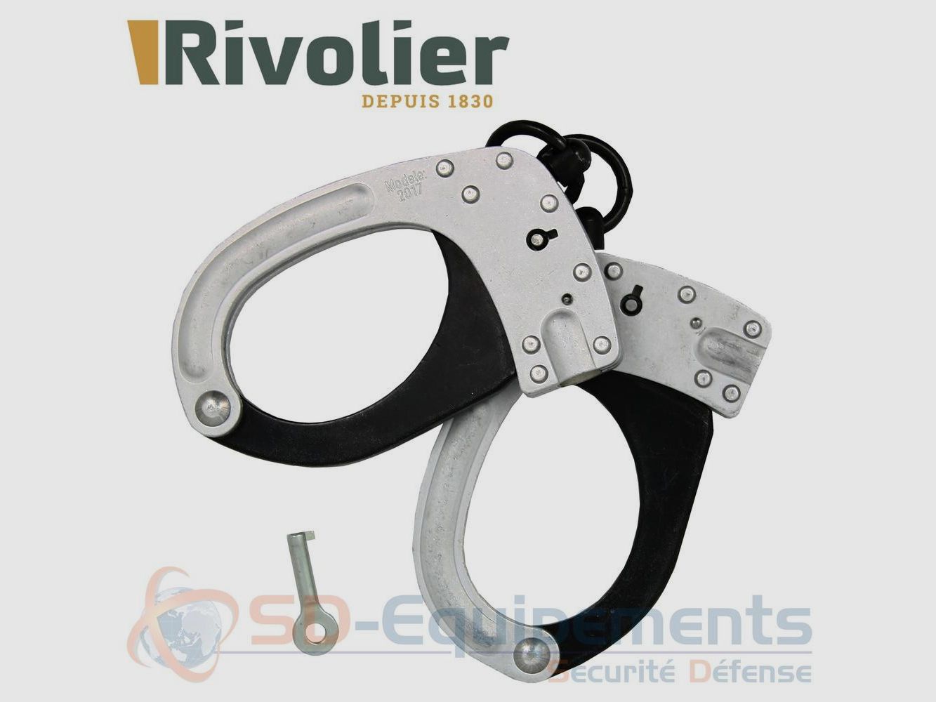 Administrative Handschellen - Druckknopfverriegelung - 1 Schlüssel - Sicherheit und Zuverlässigkeit, Bild 3 von 5