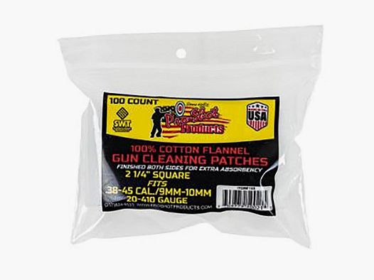 PRO SHOT PRODUCTS, INC. .38-.45 CAL./20-.410GA. 100CT. PATCHES