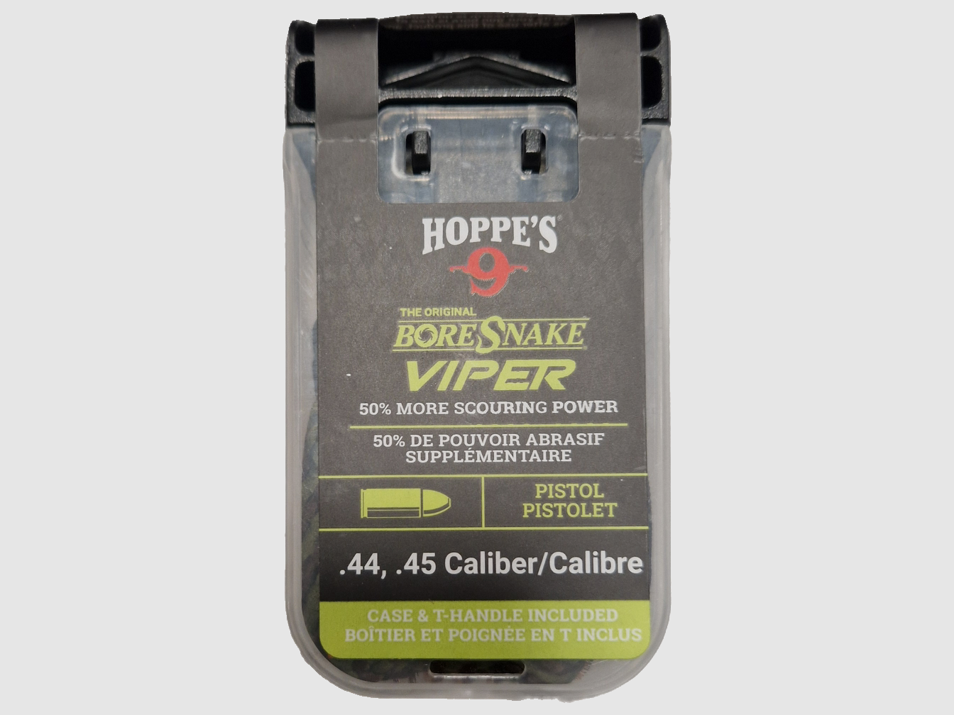 REINIGINGSKOORD BORESNAKE VIPER DEN VOOR PISTOOL/REVOLVER C/44 EN 45, afbeelding 1 van 2