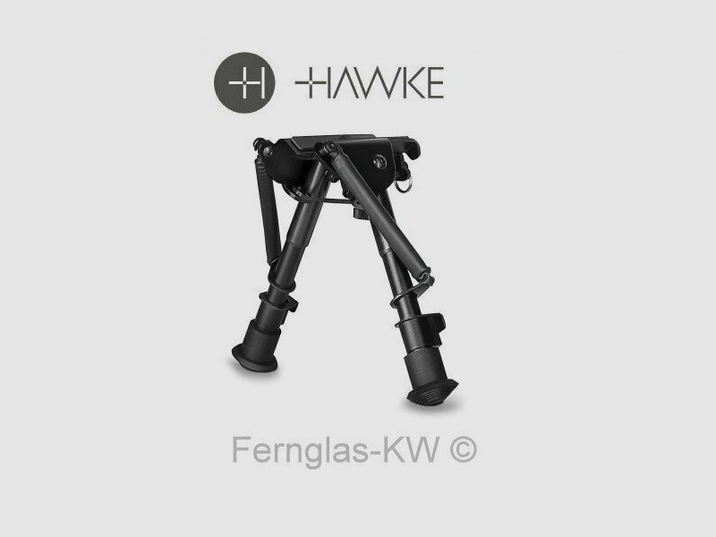 HAWKE 70001 FIXED BIPOD Zweibein 6-9" 15-23cm höhenverstellbare Standbeine