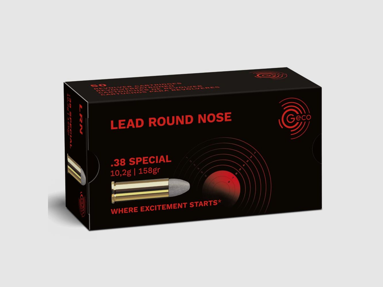 .38 Special GECO 158gr LRN