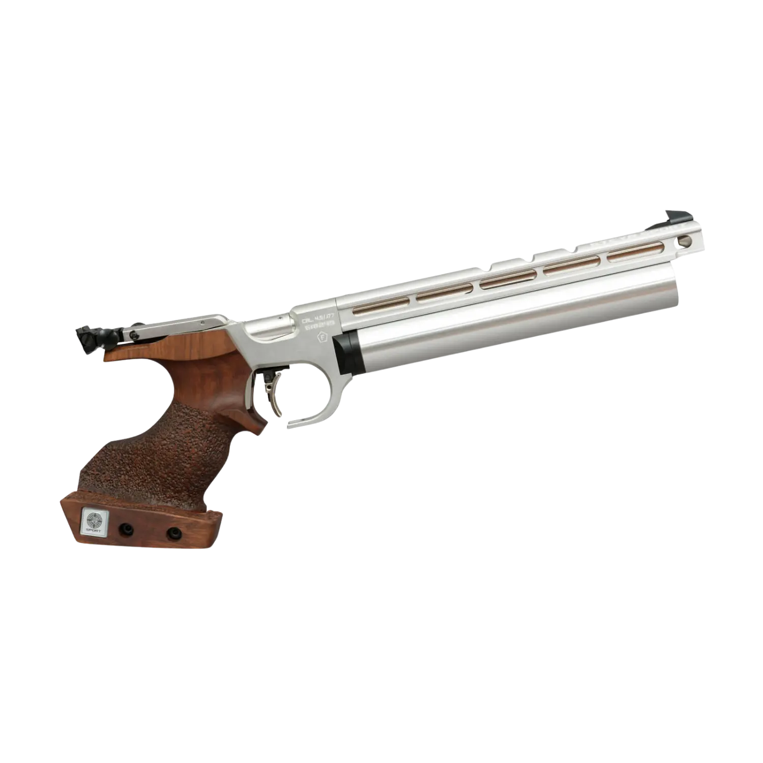 Steyr EVO 10 E pistolet de match argenté 4,5 mm