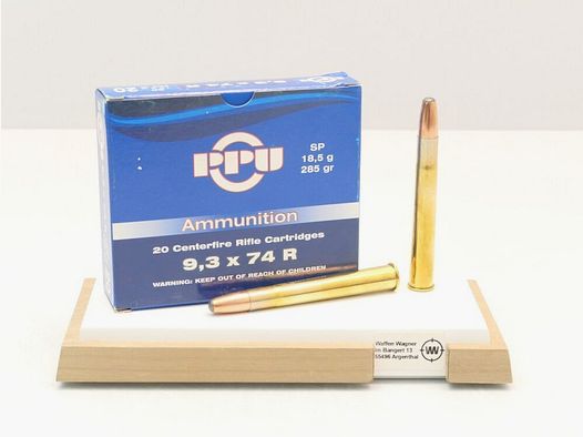 Prvi Partizan TM 18,5g/285grs à20 9,3x74R