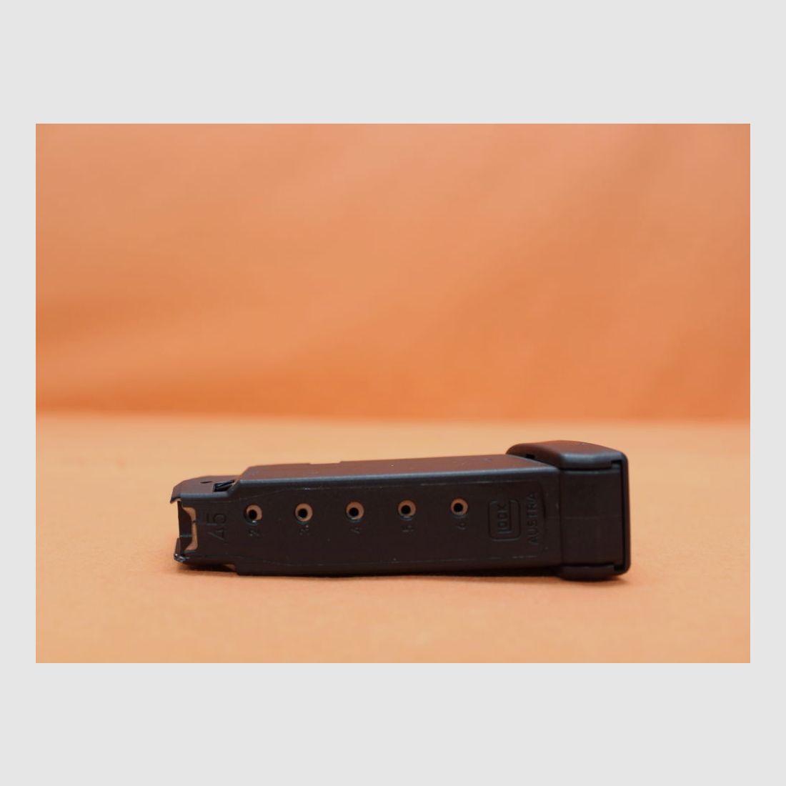Glock Glock 36: Caricatore 6 colpi .45Auto Polimero Nero (.45ACP)