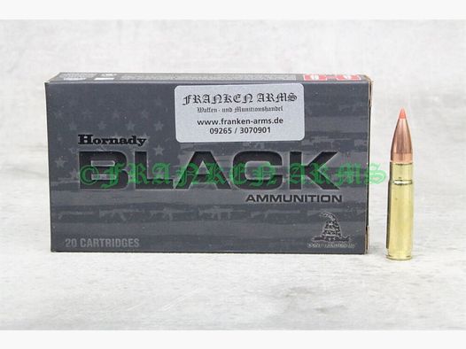 Hornady V-MAX Black .300 AAC Blackout 110gr. 7,1g 20 Stück Staffelpreise