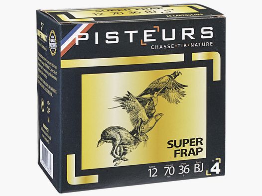 PATRONY PISTEURS SUPER FRAP 12/70 N°4 36G WAD Z FALDĄ PUDEŁKO 25