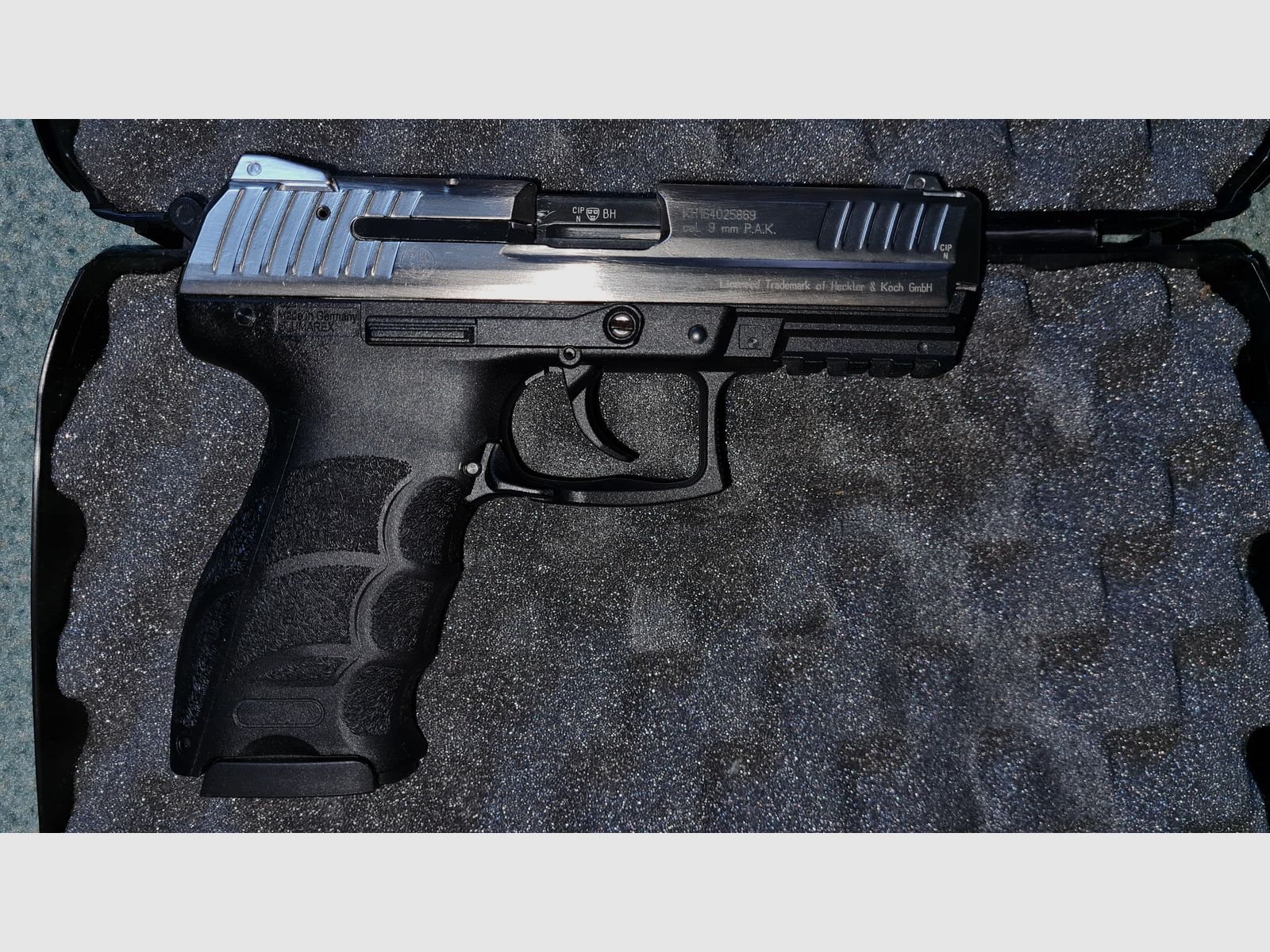 H&K P30 Chrome - 9mm PAK