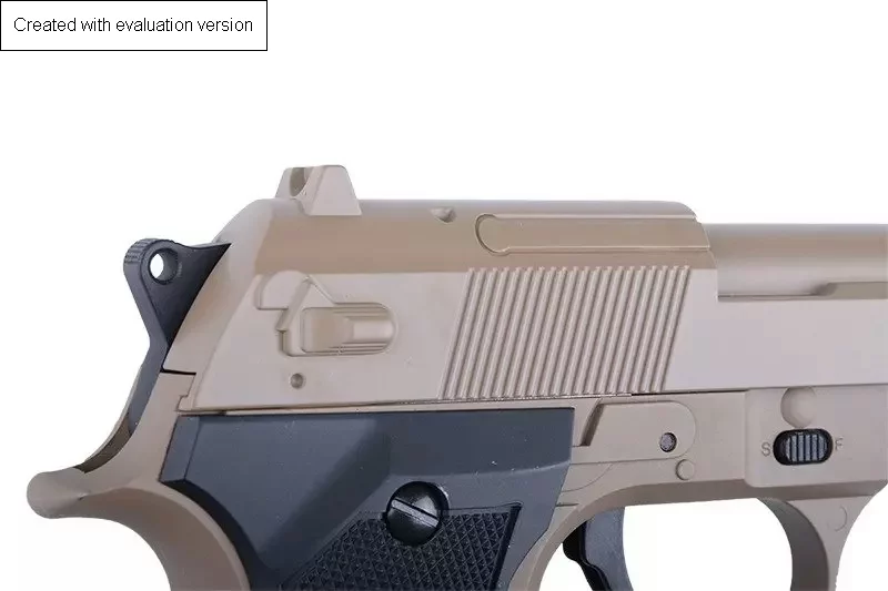 ASG-Pistole CYMA CM126 – tan (ohne Akku), Bild 16 von 18