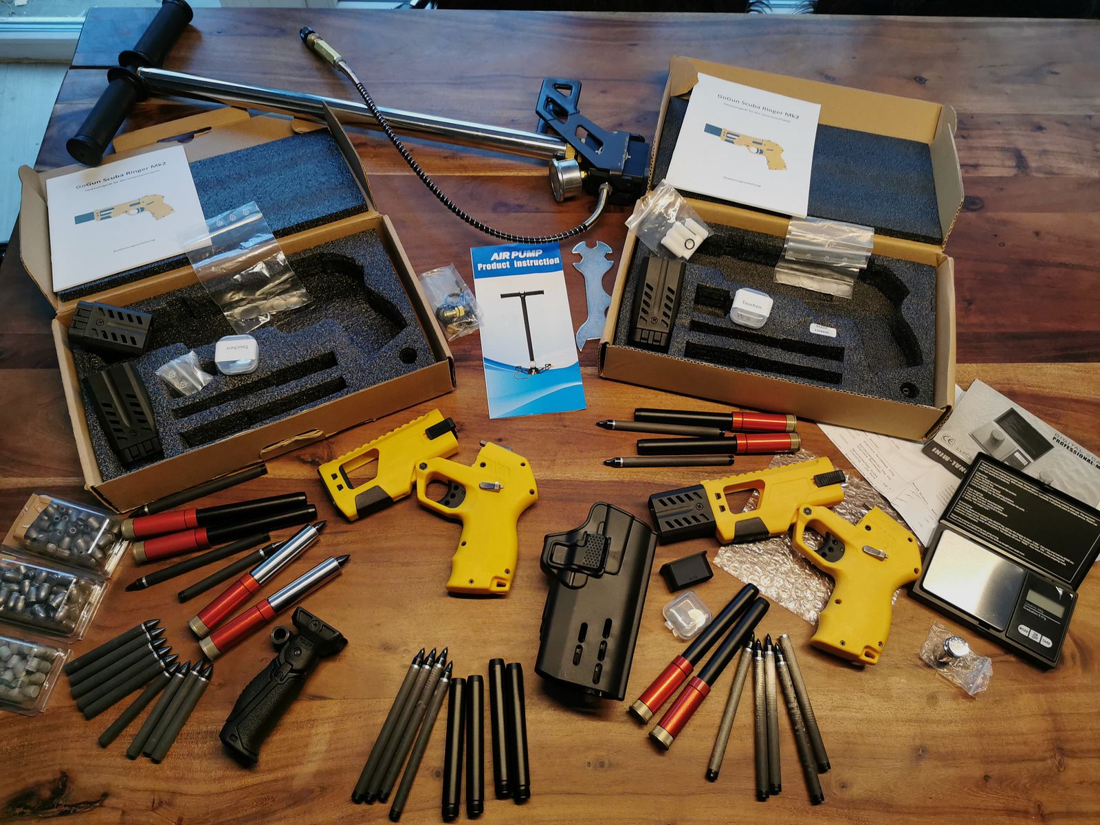 2 x Gogun Scuba Ringer MK II + ZUBEHÖR o. Ende 