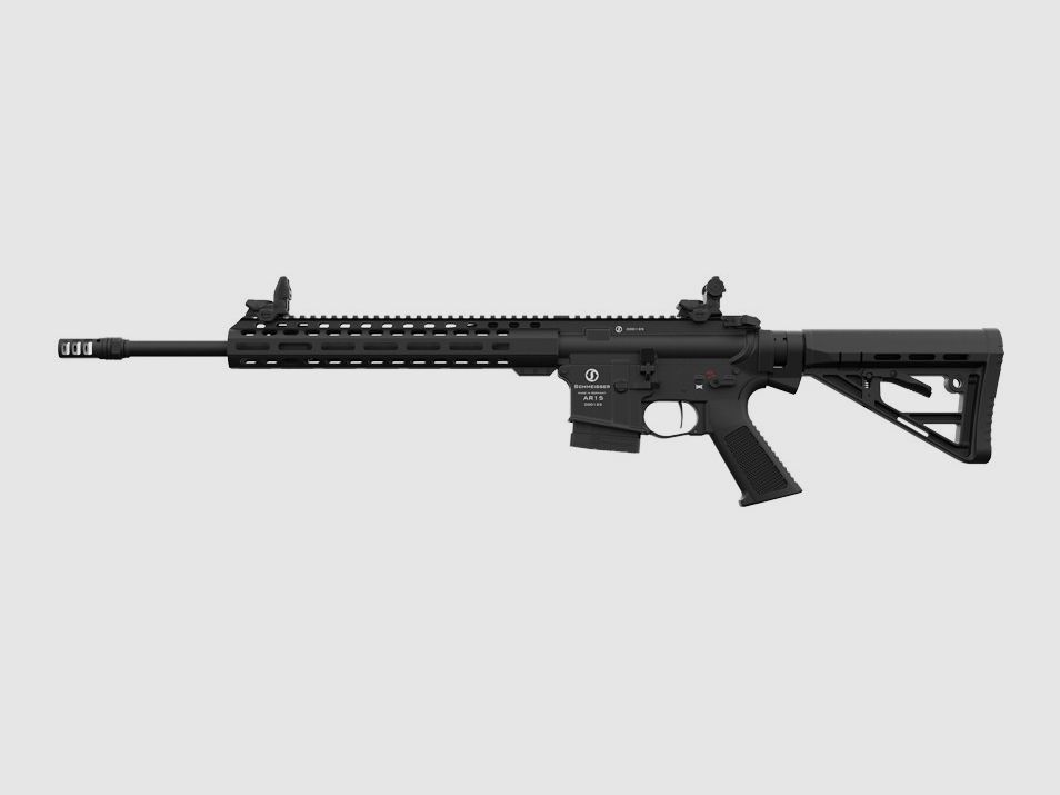 Schmeisser AR15 Dynamic Black 16,75 .223Rem Fucile Semiautomatico