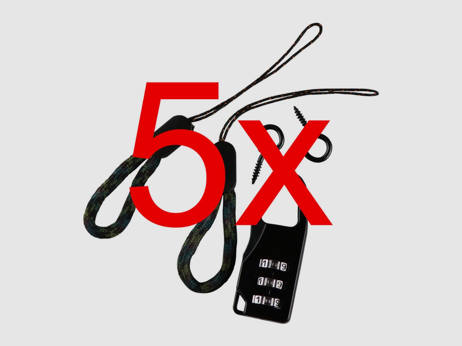 5x Sicherungsset fr Katana Schwertstnder