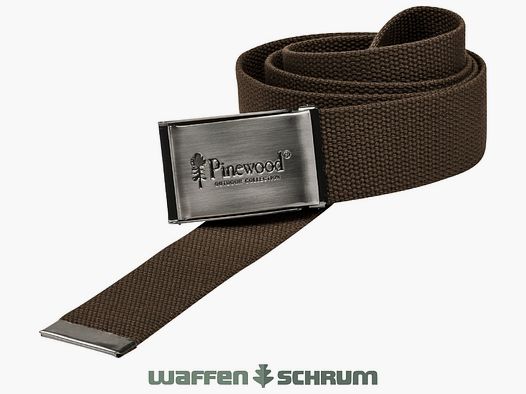 Cintura in tela marrone Pinewood