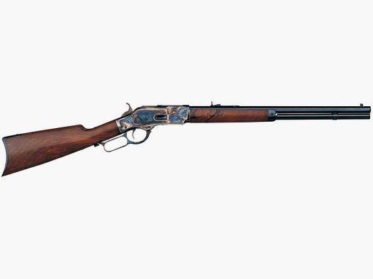 CARA UBER 1873 SPORTING RIFLE 24 1/4" 38/40 CANON OCTOGONAL