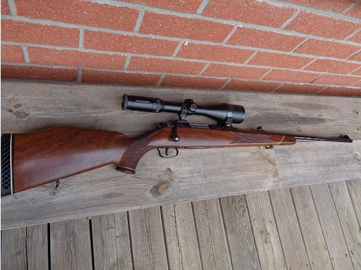 Sauer 80  Kal. 243 Win mit Schmidt und Bender 3-12x50 Klassik Abs 4. beleuchtet