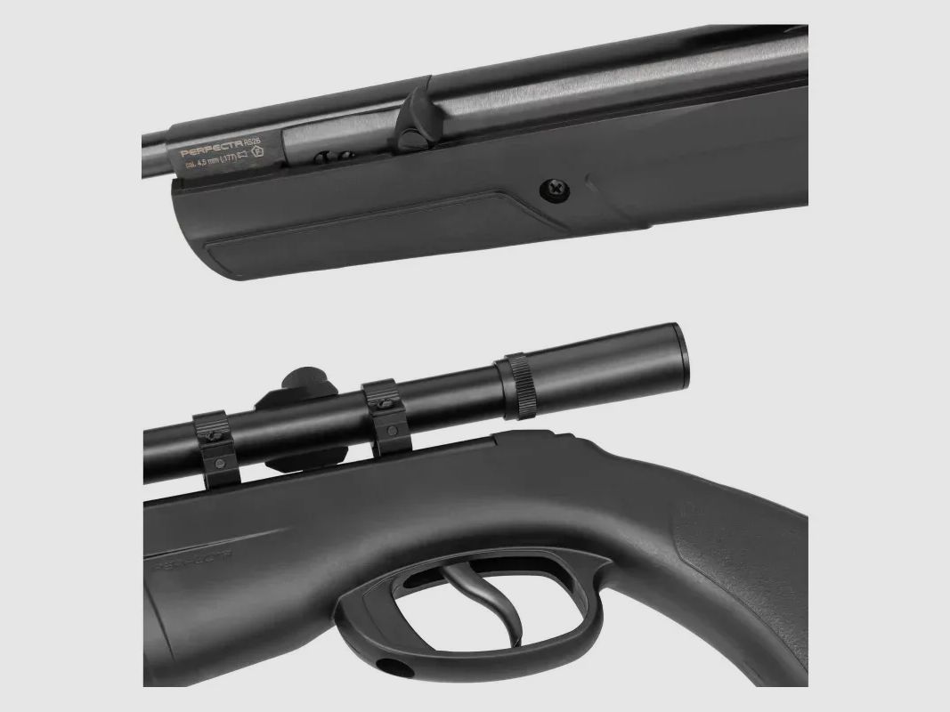 PERFECTA RS 26 WEITSCHUSS LUFTGEWEHR NEU IN OVP MIT ZIELFERNROHR+BIPOD+LASER+ZUBEHÖR 